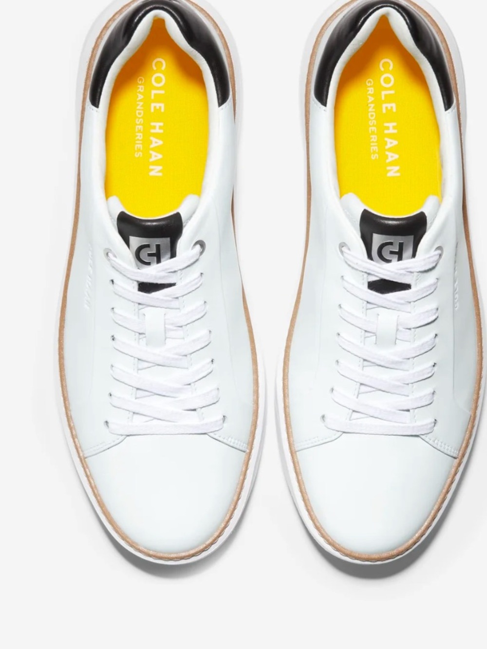 Cole Haan GrandPro Topspin White Leather Sneakers 11